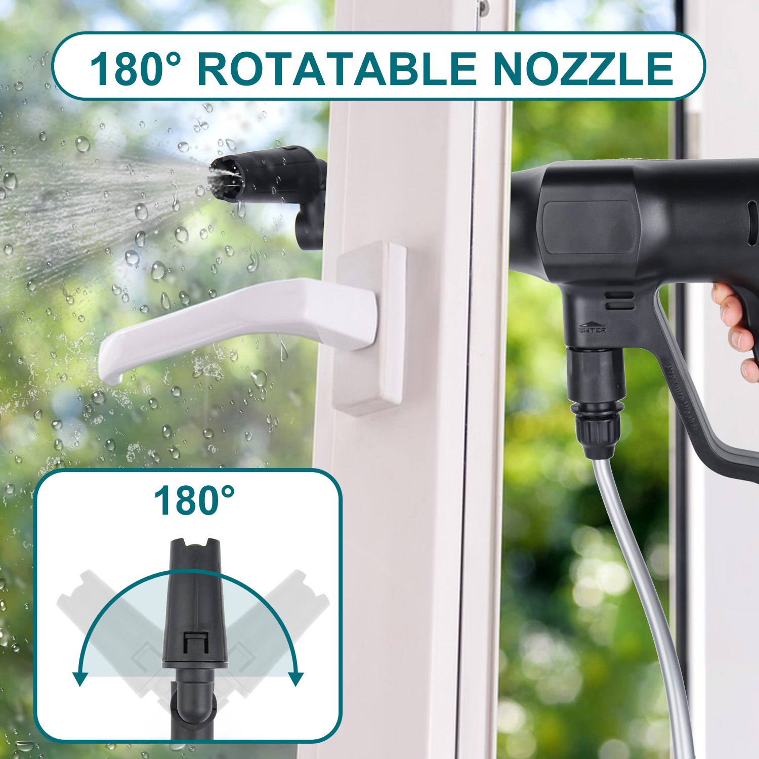 Pistolet électrique multifonctionnel à haute pression 200Bar 3500W avec boîte de rangement – Image 11