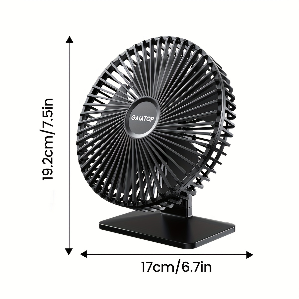 Ventilateur puissant avec 3 vitesses de rotation 90° – Image 4