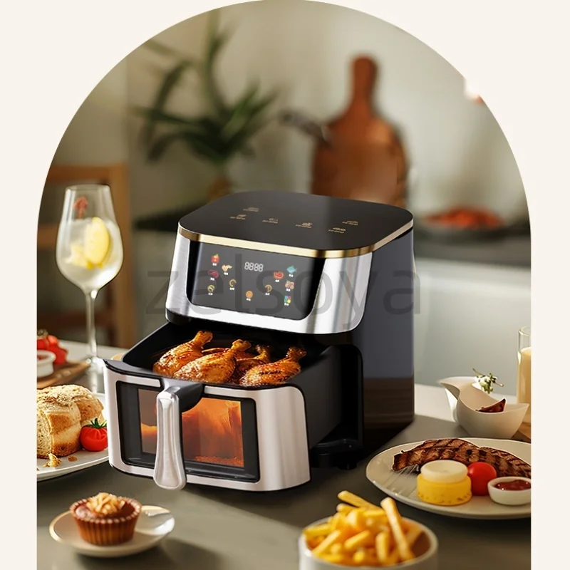 Friteuse 10 L à air électrique multifonctionnelle sans rabat avec capacité visuelle – Image 4
