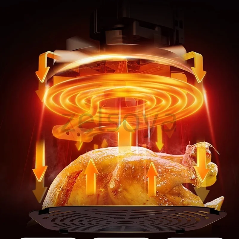 Friteuse 10 L à air électrique multifonctionnelle sans rabat avec capacité visuelle – Image 5