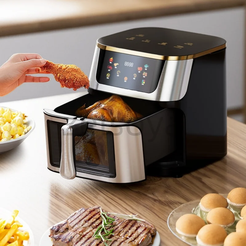 Friteuse 10 L à air électrique multifonctionnelle sans rabat avec capacité visuelle – Image 6