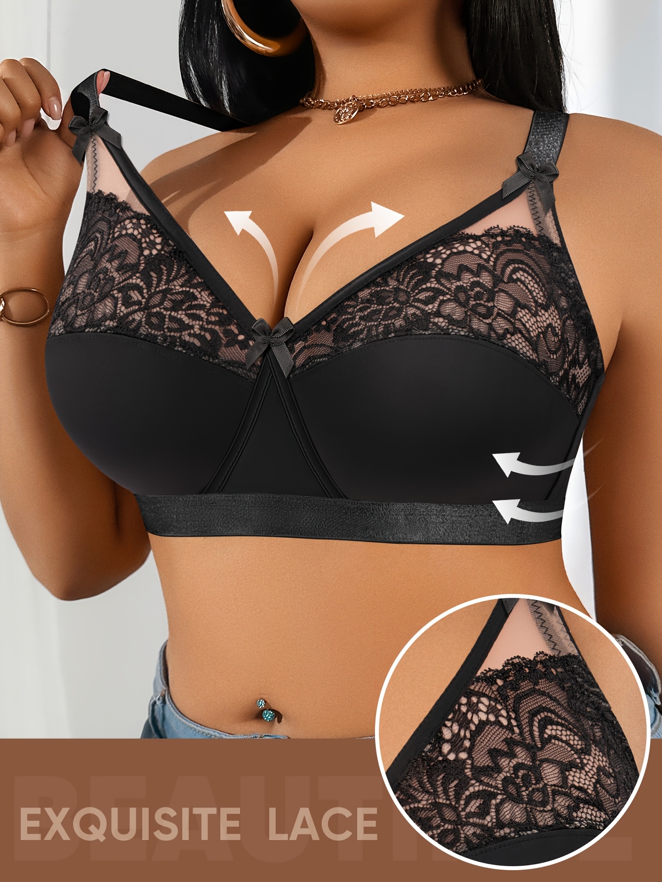 Soutien-gorge MIOTAN femme grande taille sans couture